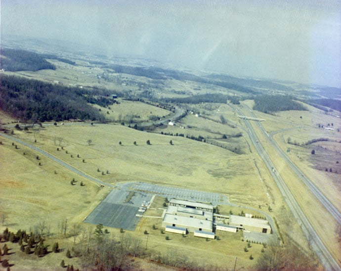 old aerial photo