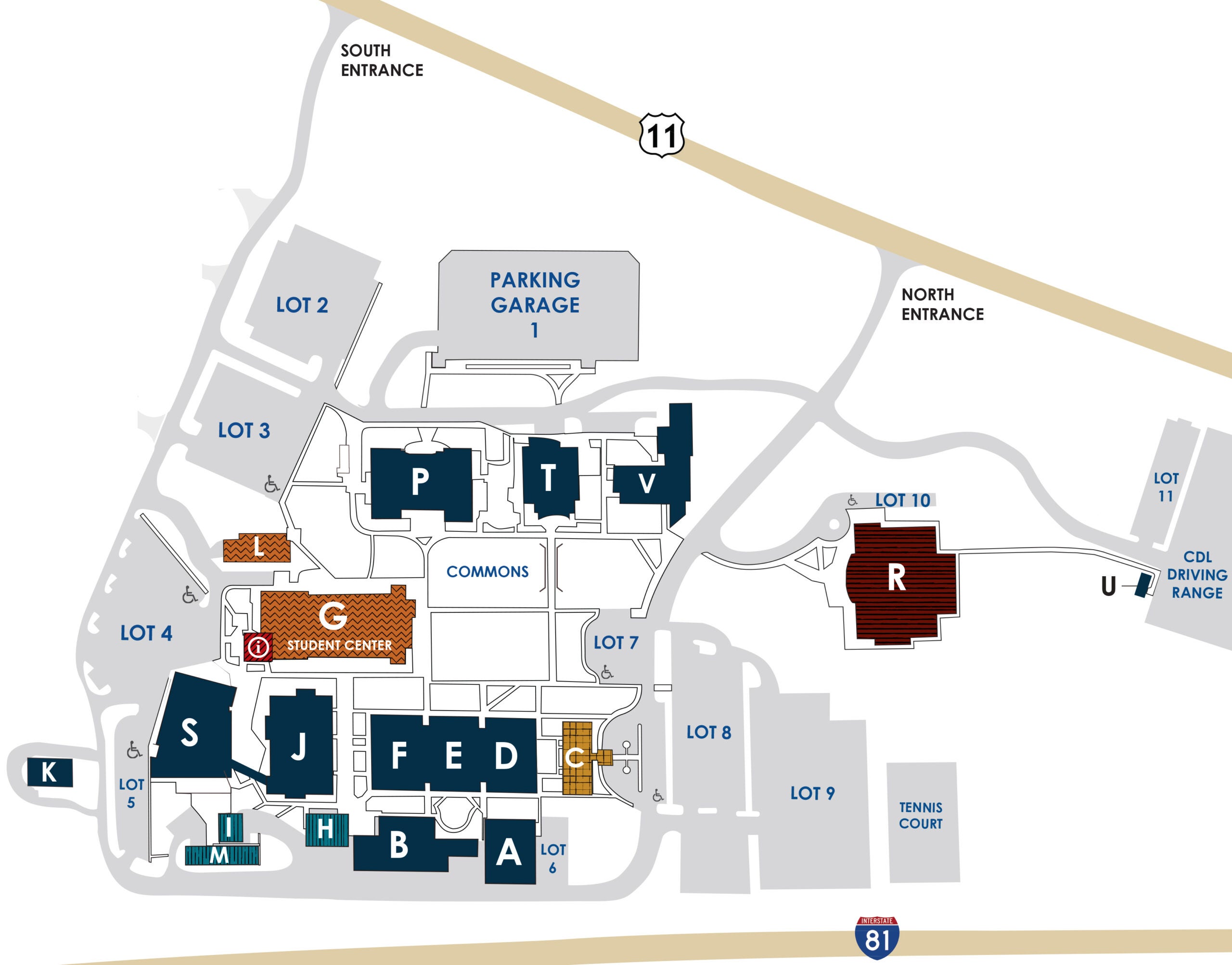 Campus Buildings - Blue Ridge Community College in Weyers Cave, Virginia