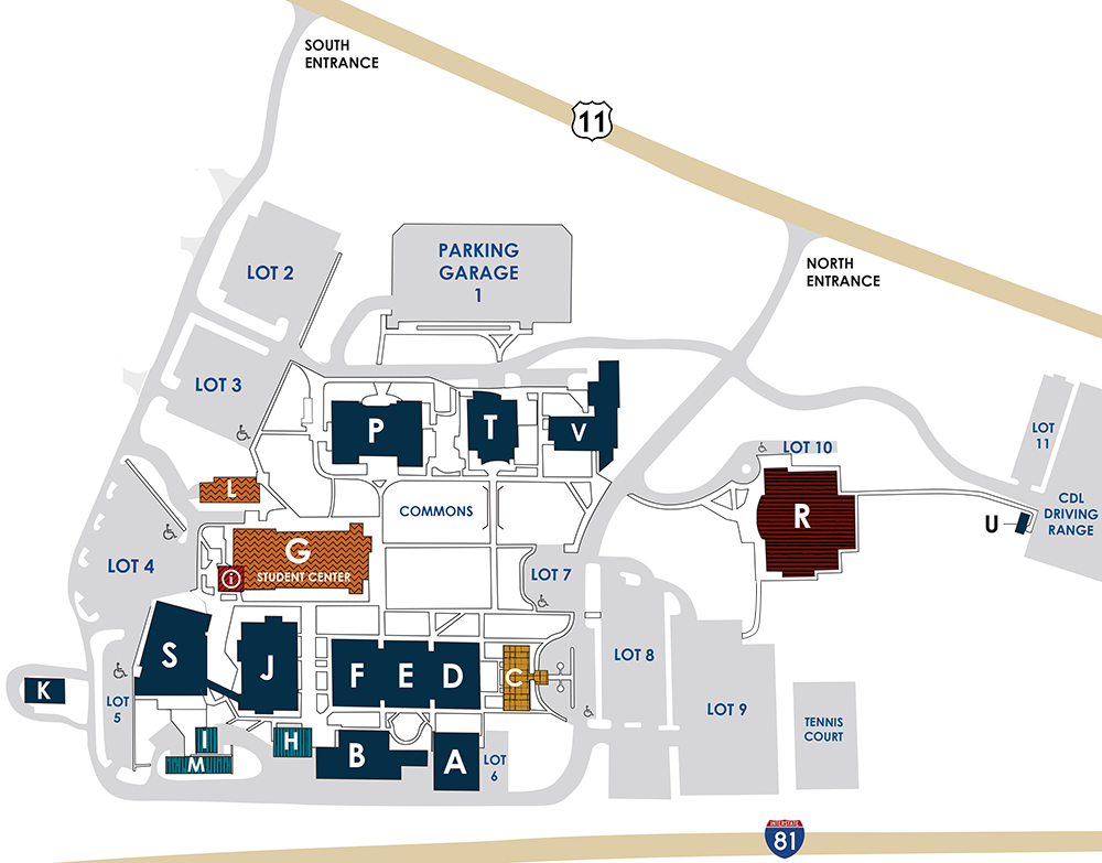 BRCC Weyers Cave Campus Map